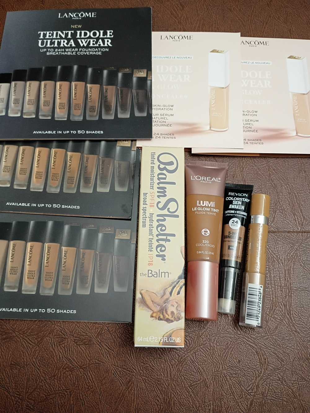 Balm Shelter After Dark Color Foundation, L'Oreal And Lancome Samples